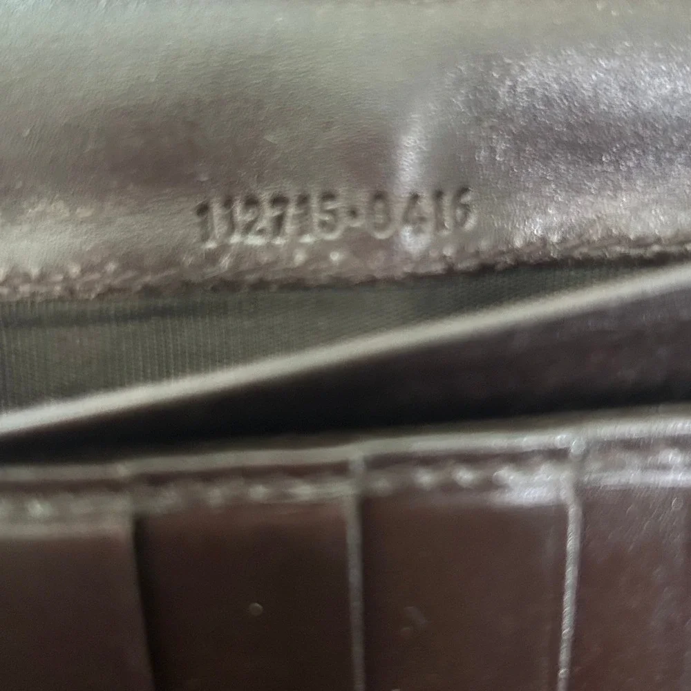 Gucci Dark Brown Guccissima Leather Long Continental Wallet Monogram Logo #665 - Picture 4 of 10